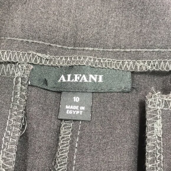 Alfani Snap-Waist Tummy-Control Trousers - Picture 4 of 7